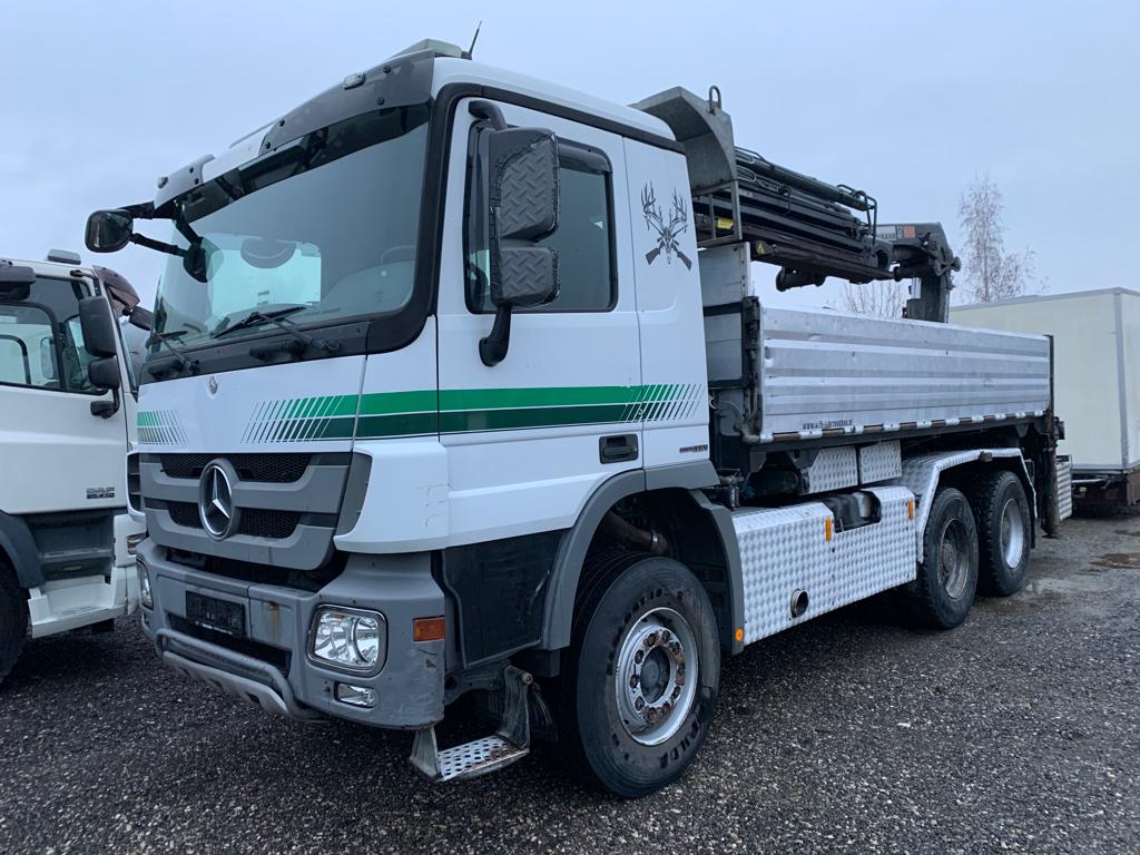 MB 3346 Kipper mit Hiab Kran 244-6